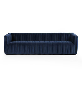 Four Hands Augustine Sofa-97"-Sapphire Navy