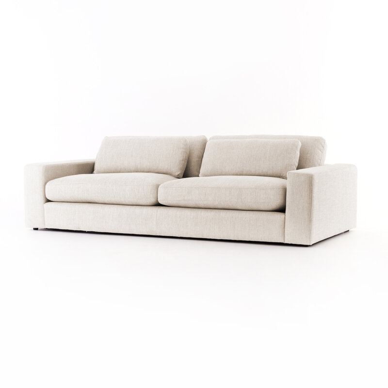 Four Hands Bloor Sofa-98" Essence Natural