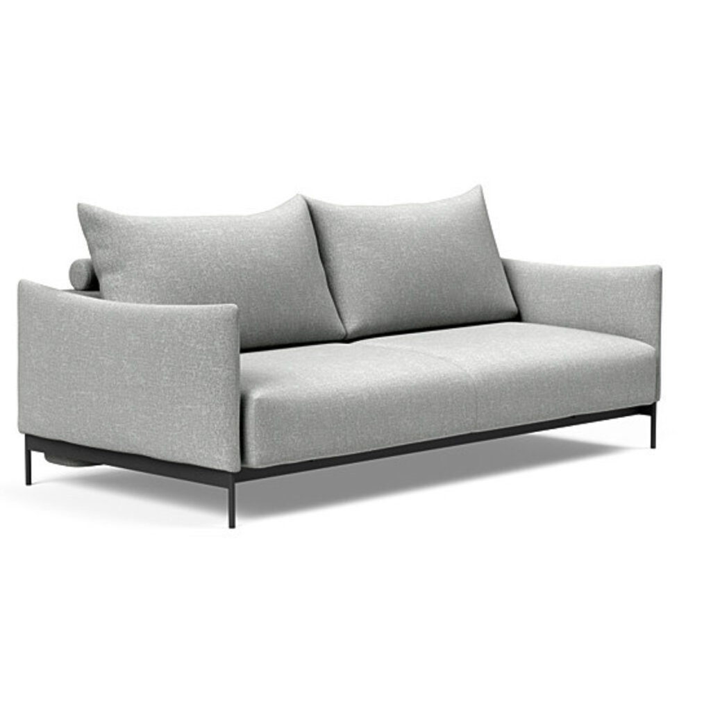 Innovation Living Malloy Sofa Bed - Black Legs - Micro Check Grey