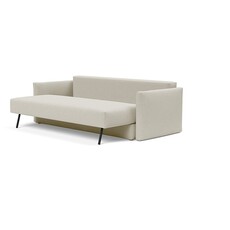 Innovation Living Tripi Sofa W/Arms - Black Legs 59"x79" -  Melanie Grey