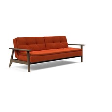 Innovation Living Dublexo Frej Sofa - Somked Oak 45"x94" Elegance Paprika