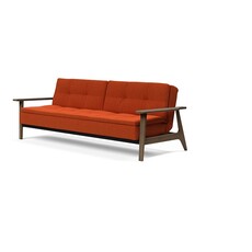 Innovation Living Dublexo Frej Sofa - Somked Oak 45"x94" Elegance Paprika