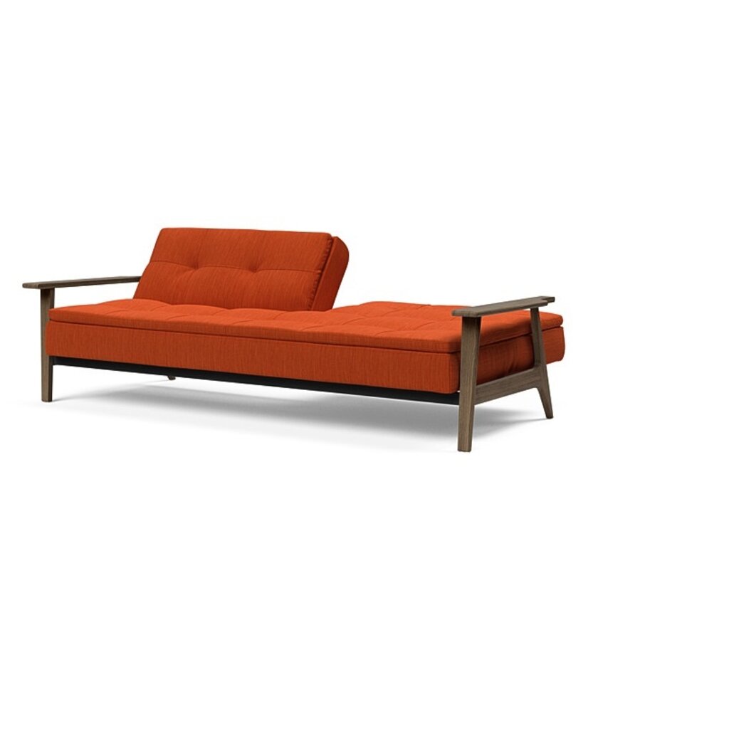 Innovation Living Dublexo Frej Sofa - Somked Oak 45"x94" Elegance Paprika