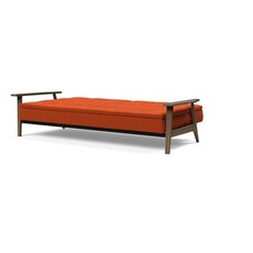 Innovation Living Dublexo Frej Sofa - Somked Oak 45"x94" Elegance Paprika