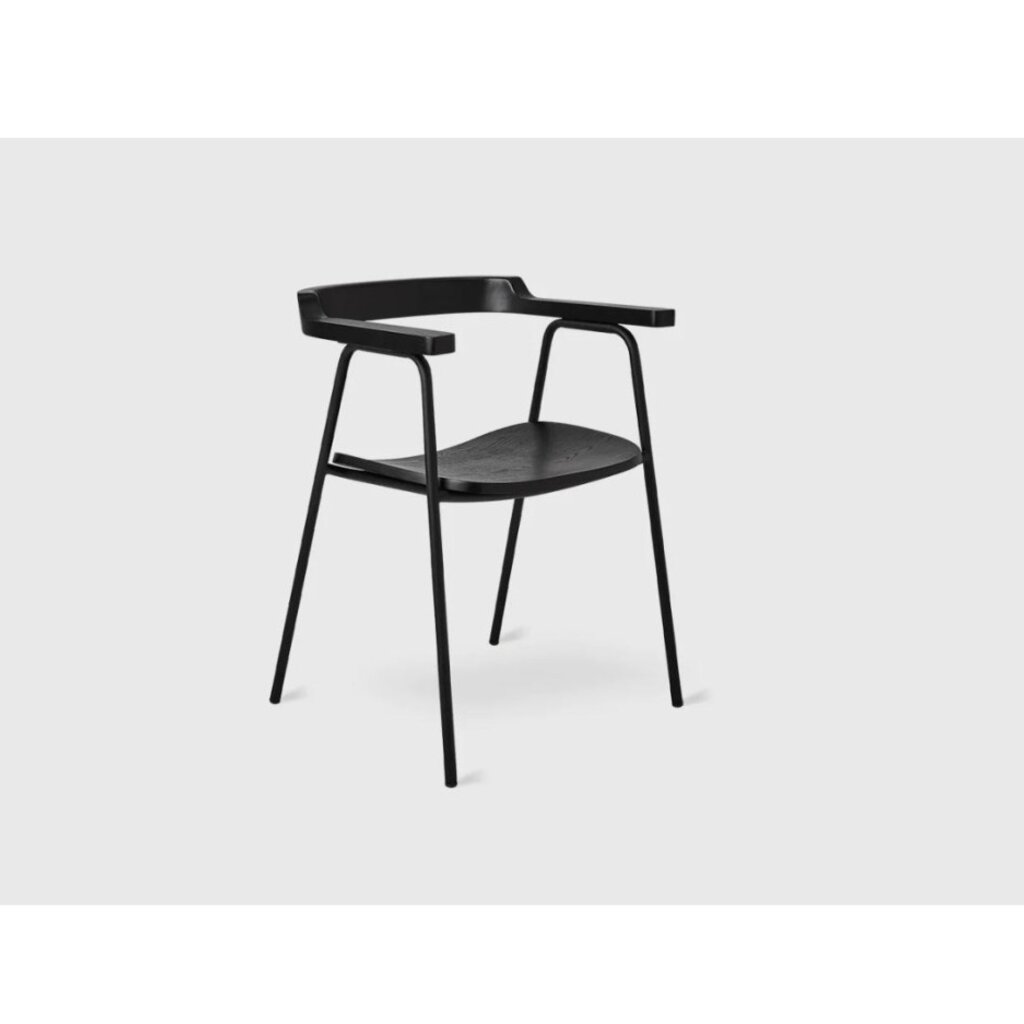 Gus Modern Principal Chair Black Ash