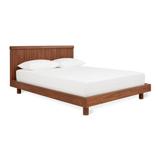 Gus Modern Odeon Queen Bed - Walnut