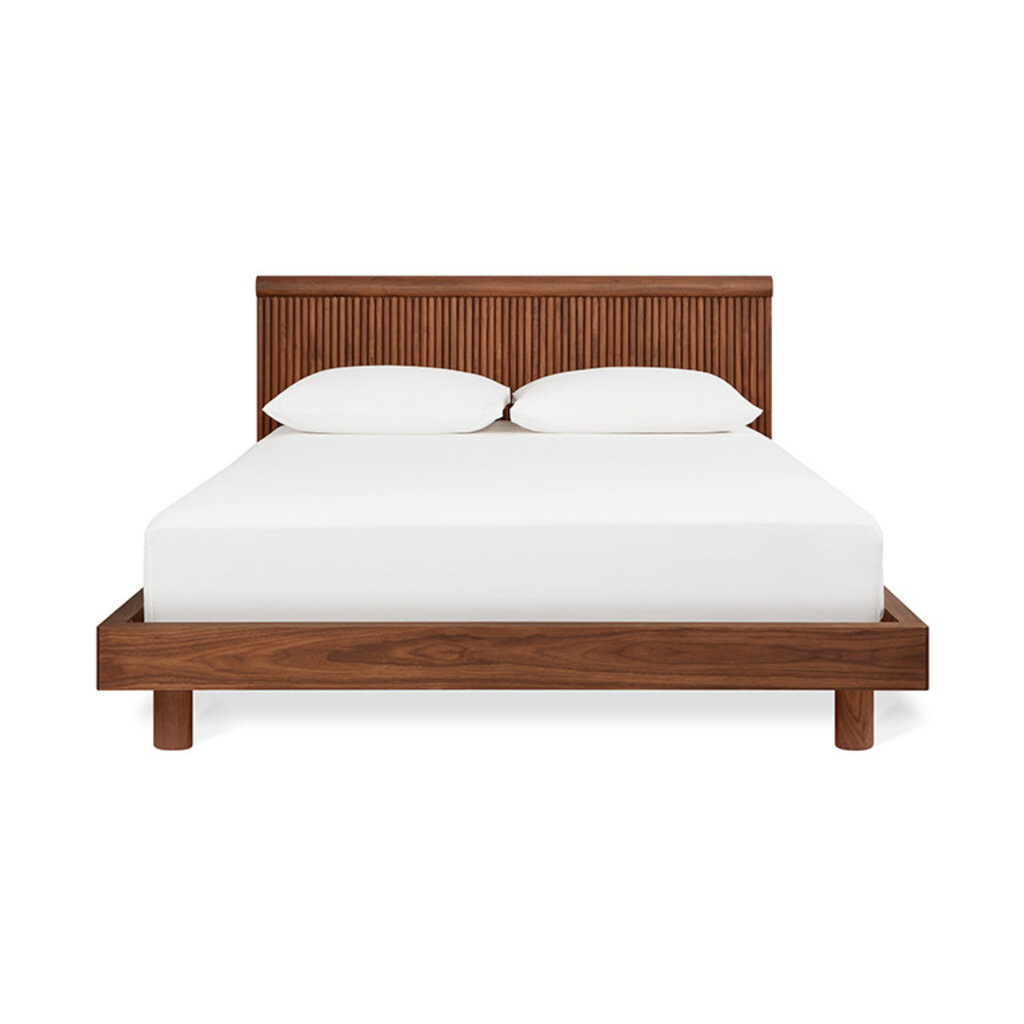 Gus Modern Odeon Queen Bed - Walnut
