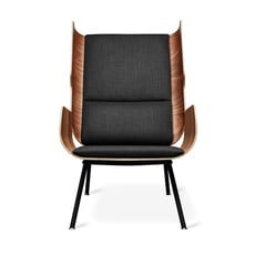 Gus Modern Elk Chair  Walnut /Laurentian Onyx