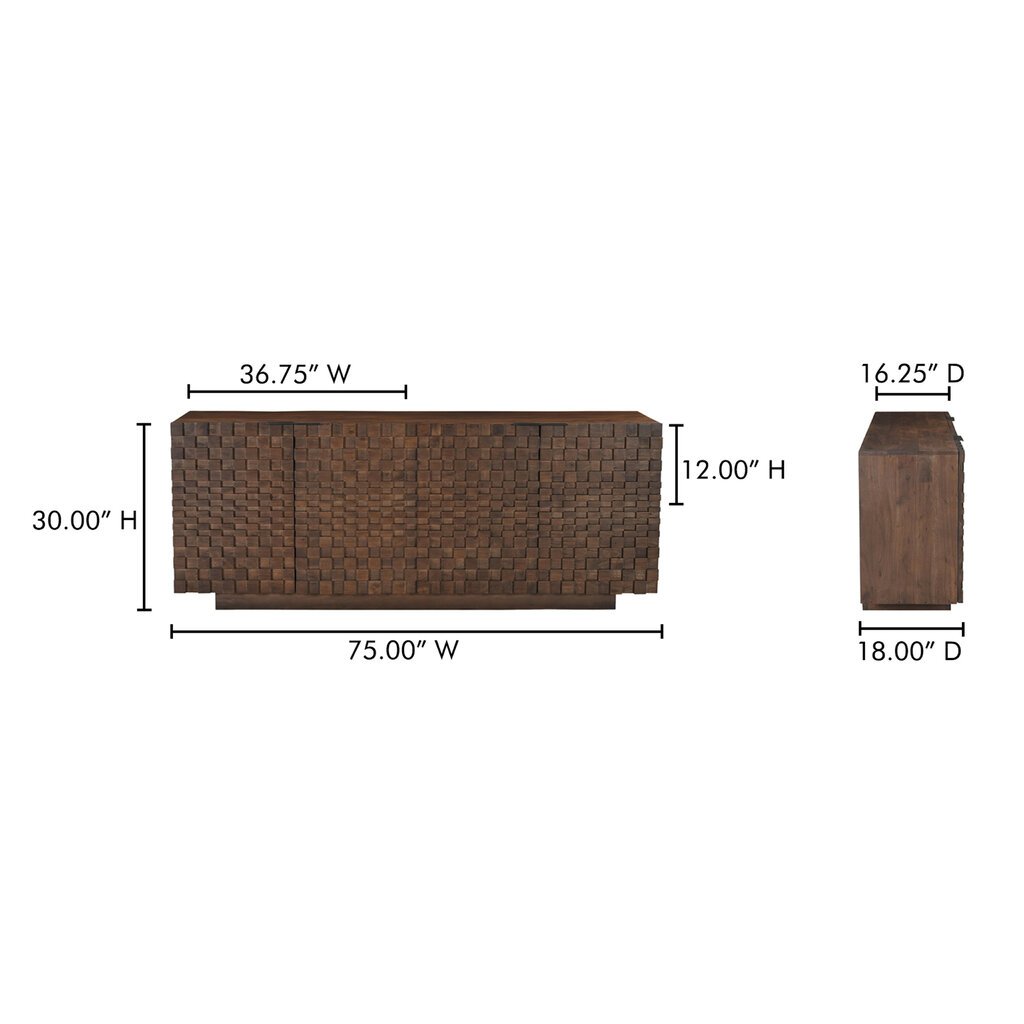 Moe's Home Collection Easton Sideboard Brown