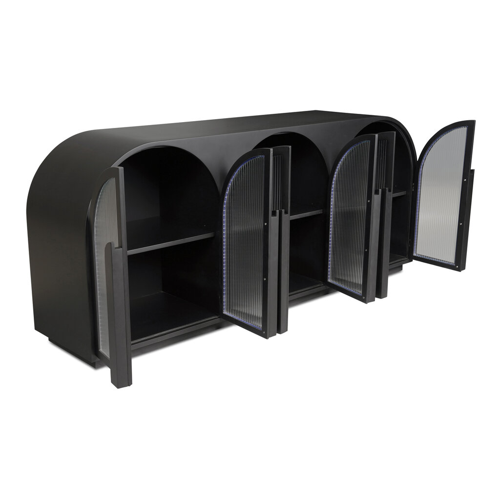 Salone Sideboard Black Direct Furniture Modern Home