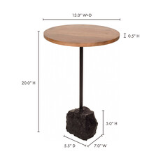 Moe's Home Collection Colo Accent Table Natural