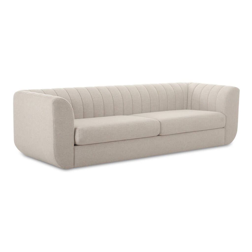 Rosy Sofa Oatmeal Direct Furniture Modern Home