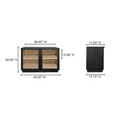 Moe's Home Collection Charlotte Small Cabinet