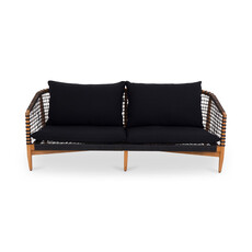 Moe's Home Collection Kuna Outdoor Sofa Black
