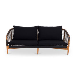 Moe's Home Collection Kuna Outdoor Sofa Black