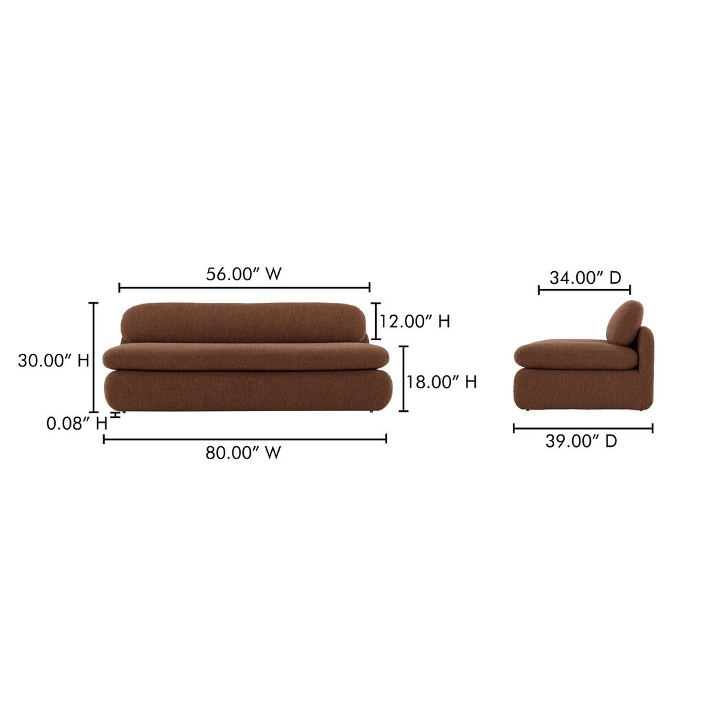 Scout Sofa Toffee Direct Furniture Modern Home