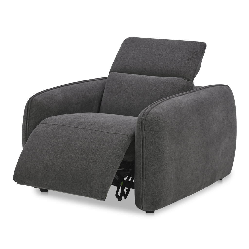 Moe's Home Collection Eli Power Recliner Chair-  Dusk Grey