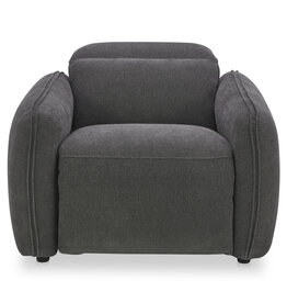 Moe's Home Collection Eli Power Recliner Chair-  Dusk Grey