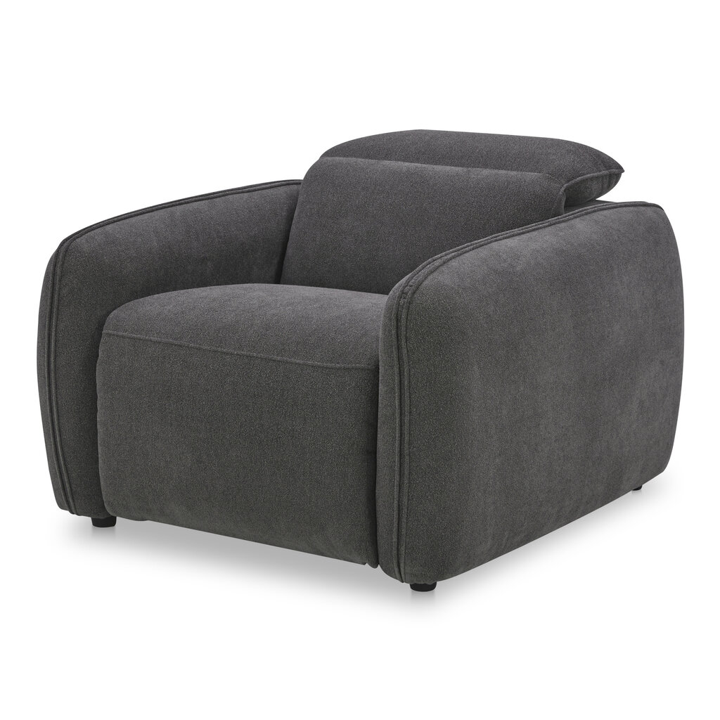 Moe's Home Collection Eli Power Recliner Chair-  Dusk Grey