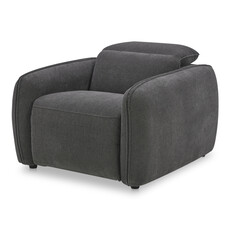 Moe's Home Collection Eli Power Recliner Chair-  Dusk Grey