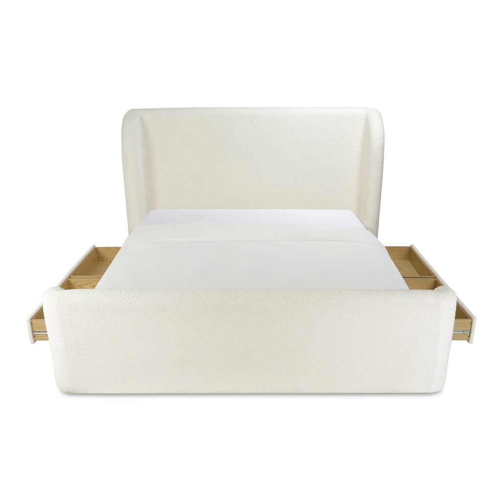 Moe s Home Collection Sophia King Bed Cream