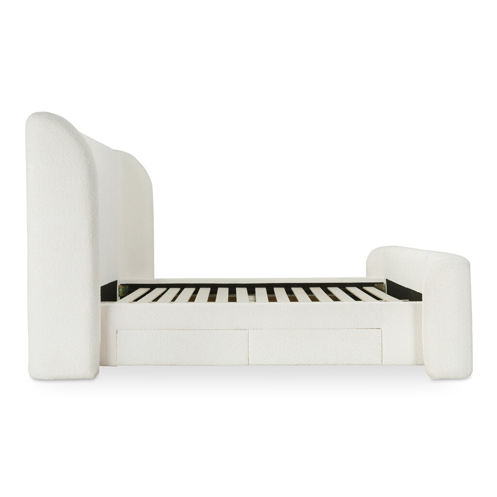 Sophia King Bed Cream Direct Furniture Modern Home