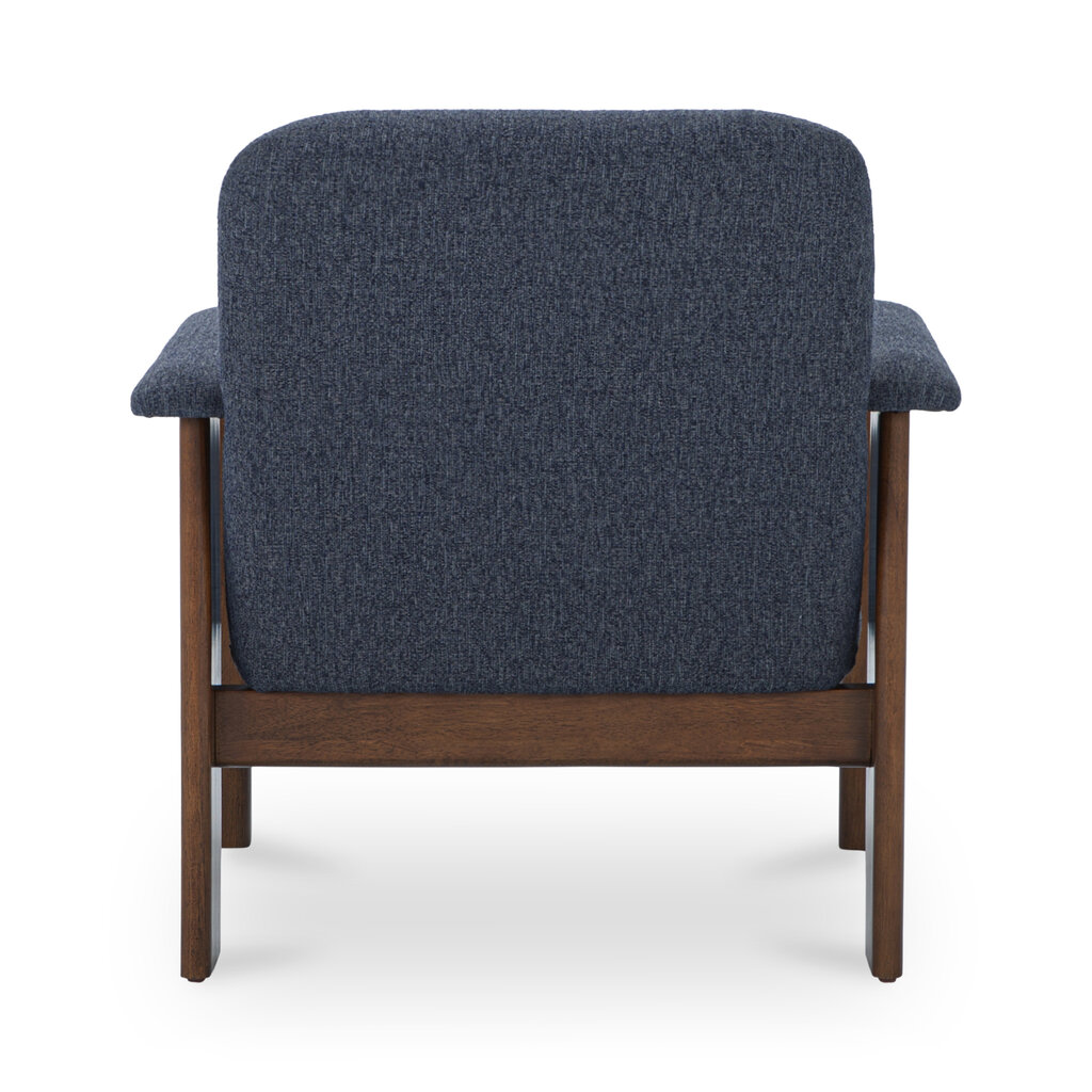 Moe's Home Collection Parker Lounge Chair Dark Blue