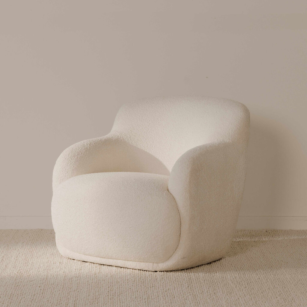 Moe's Home Collection Stevie Lounge Chair - Cream