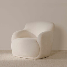 Moe's Home Collection Stevie Lounge Chair - Cream