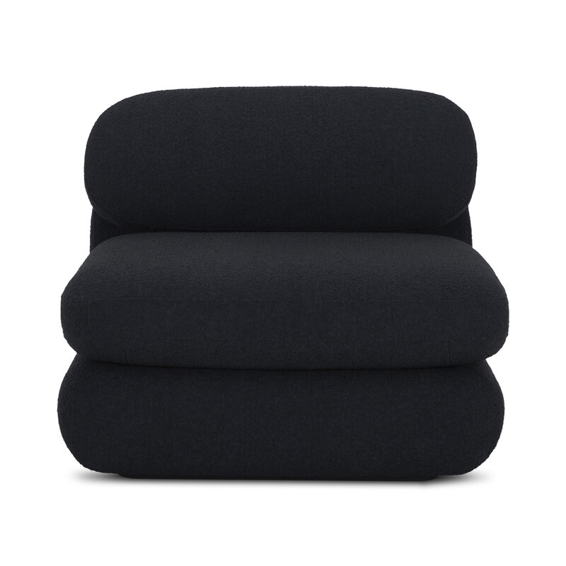 Moe's Home Collection Scout Lounge Chair - Black