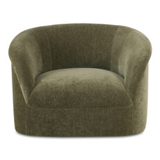 Moe's Home Collection Thora Lounge Chair - Dark Green