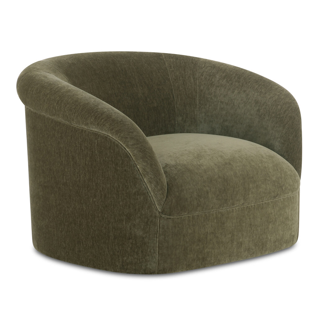 Moe's Home Collection Thora Lounge Chair - Dark Green