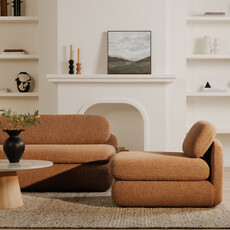 Moe's Home Collection Scout Lounge Chair - Toffee