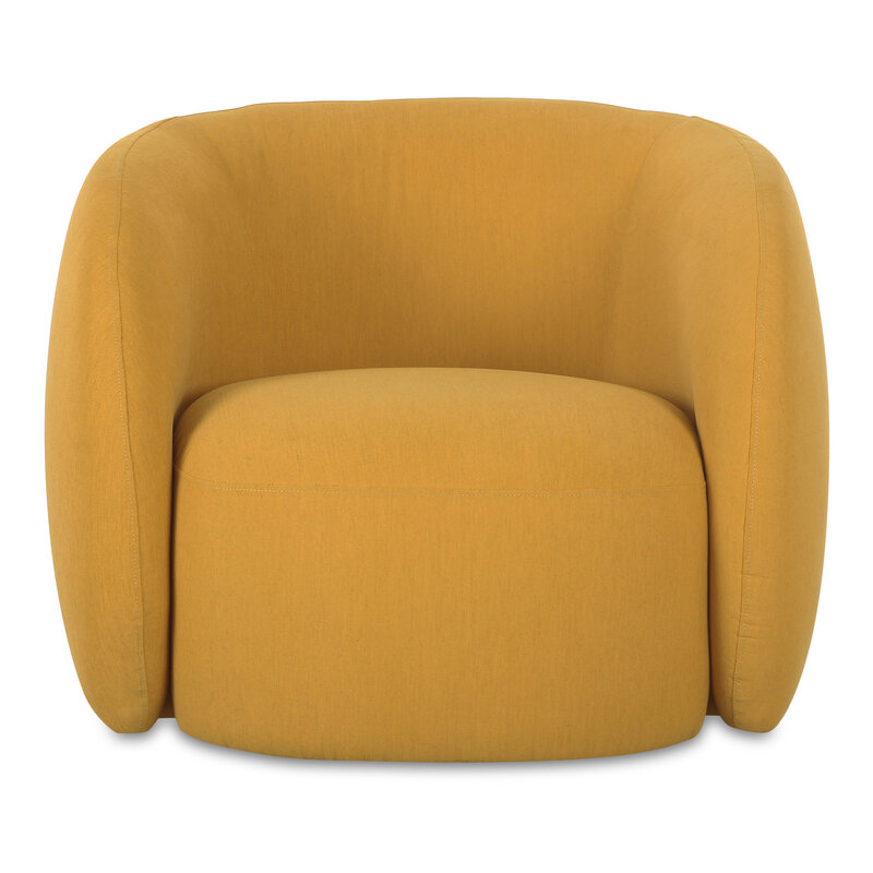 Moe's Home Collection Rae Outdoor Accent Chair - Deep Yellow