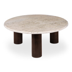 Moe's Home Collection Landon Coffee Table Beige Travertine