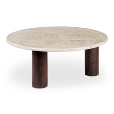 Moe's Home Collection Landon Coffee Table Beige Travertine