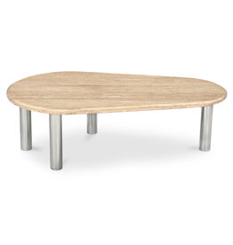 Moe's Home Collection Fia Coffee Table - Beige Travertine