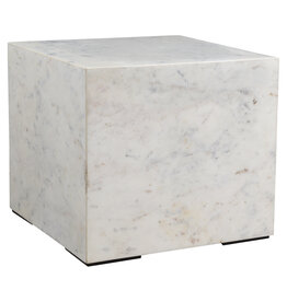 Moe's Home Collection Nash Side Table - White Marble