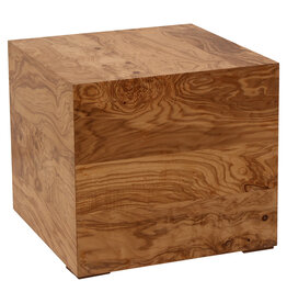 Moe's Home Collection Nash Side Table - Honey Brown Burl