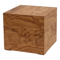 Moe's Home Collection Nash Side Table - Honey Brown Burl