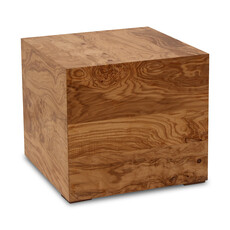 Moe's Home Collection Nash Side Table - Honey Brown Burl