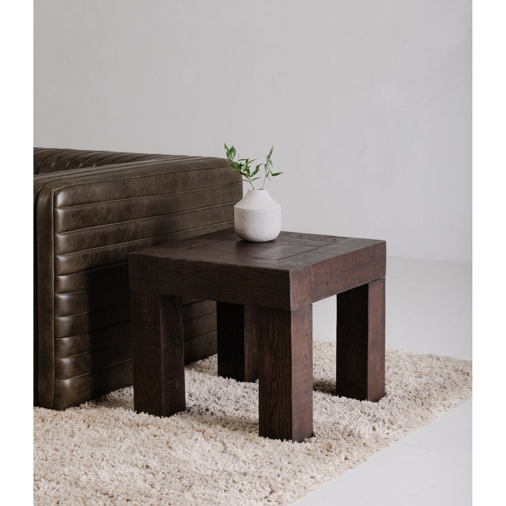 Moe's Home Collection Evander Side Table Rustic Brown