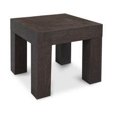 Moe's Home Collection Evander Side Table Rustic Brown