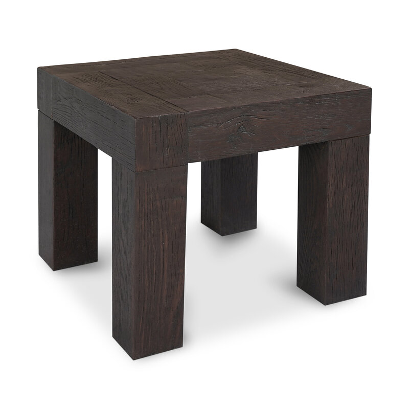 Moe's Home Collection Evander Side Table Rustic Brown