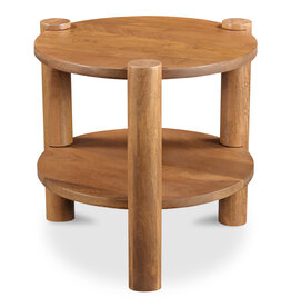 Moe's Home Collection Olsen Accent Table Vintage Brown