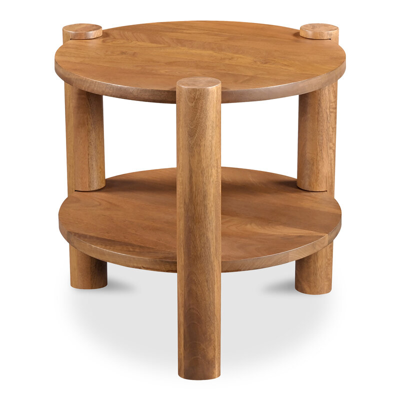 Moe's Home Collection Olsen Accent Table Vintage Brown