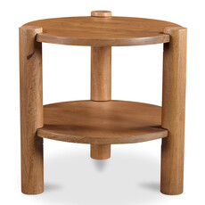 Moe's Home Collection Olsen Accent Table Vintage Brown