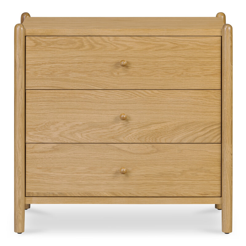 Moe's Home Collection Billy 3 Drawer Nightstand