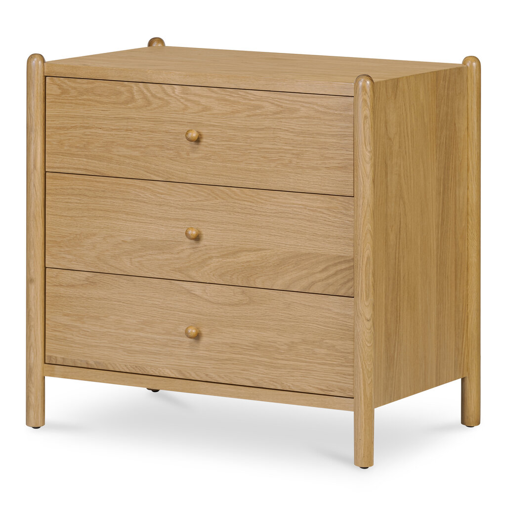 Moe's Home Collection Billy 3 Drawer Nightstand