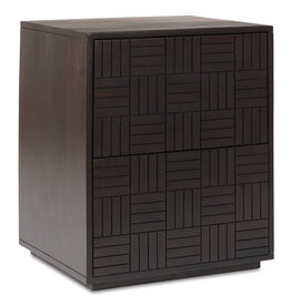 Moe's Home Collection Denman Nightstand- Dark Brown